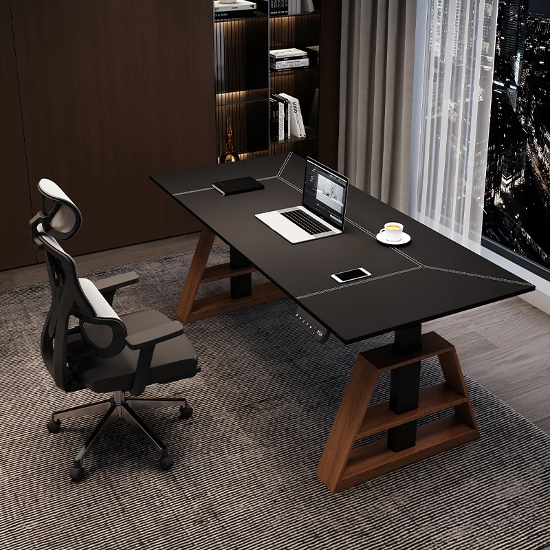 

Американский деревянный электрический подъемник, компьютерный стол, скандинавский креативный дизайнерский верстак, офисная мебель для учебы, Escritorio De Oficina FYCD