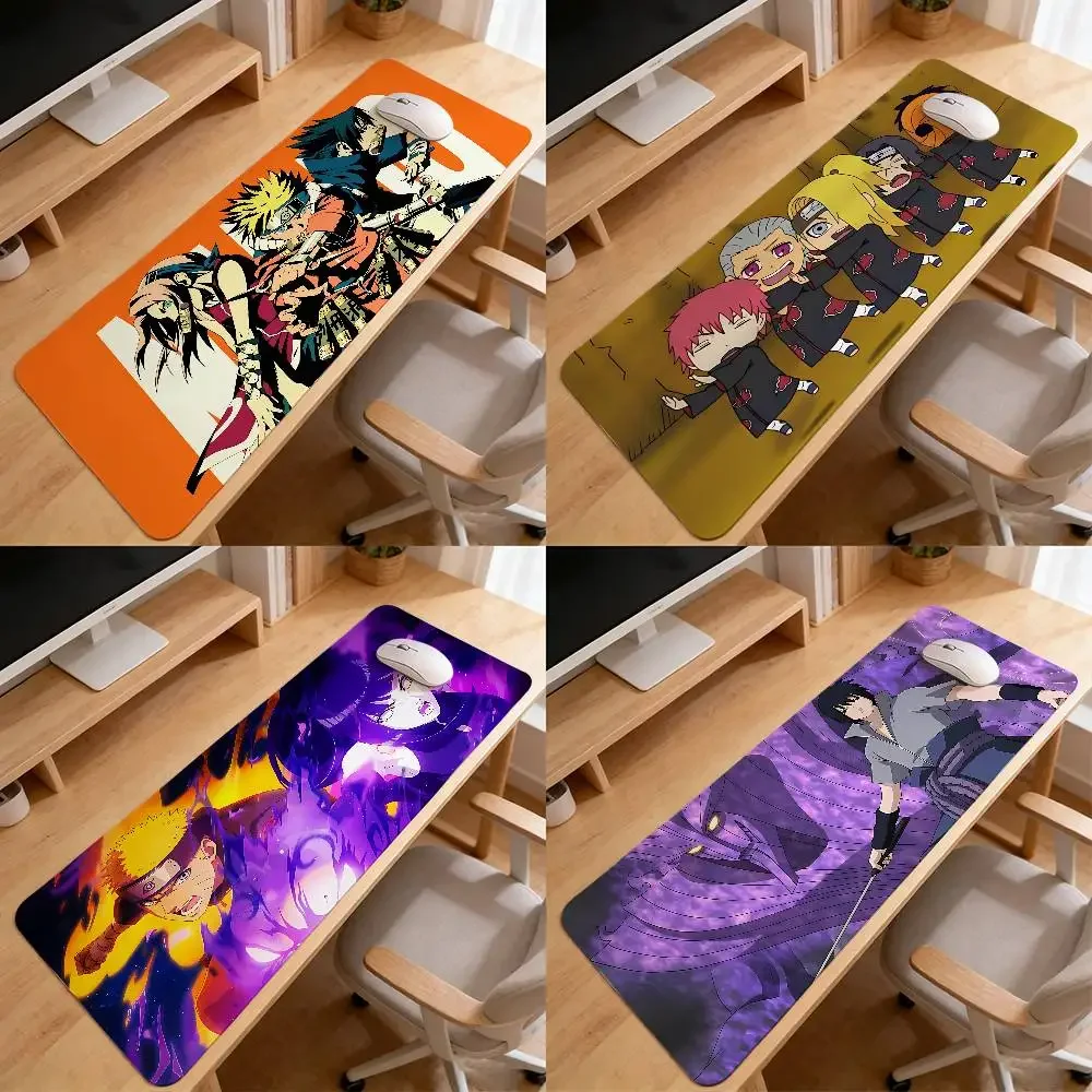 

Classic Anime N-Naruto Mouse Pad Computer Mat Deskpad Laptop Keyboard Mat Office Large Landscape Mousepad