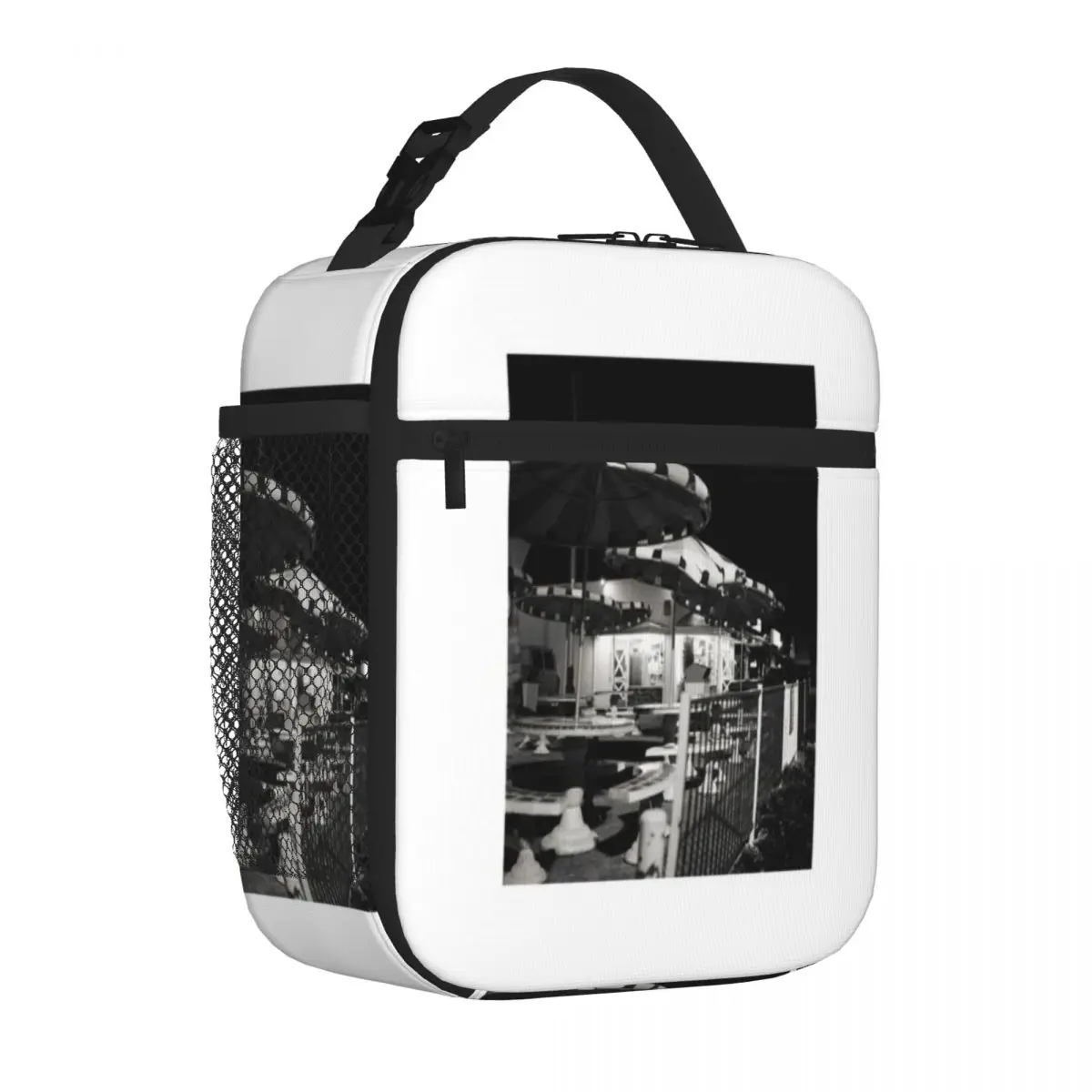 Hot Sale Outside Furniture - Santa Monica Mall - Circa 1974 Outdoor Rugged Lunch Handbag Field Work Meal Neoprene Lunch Bag