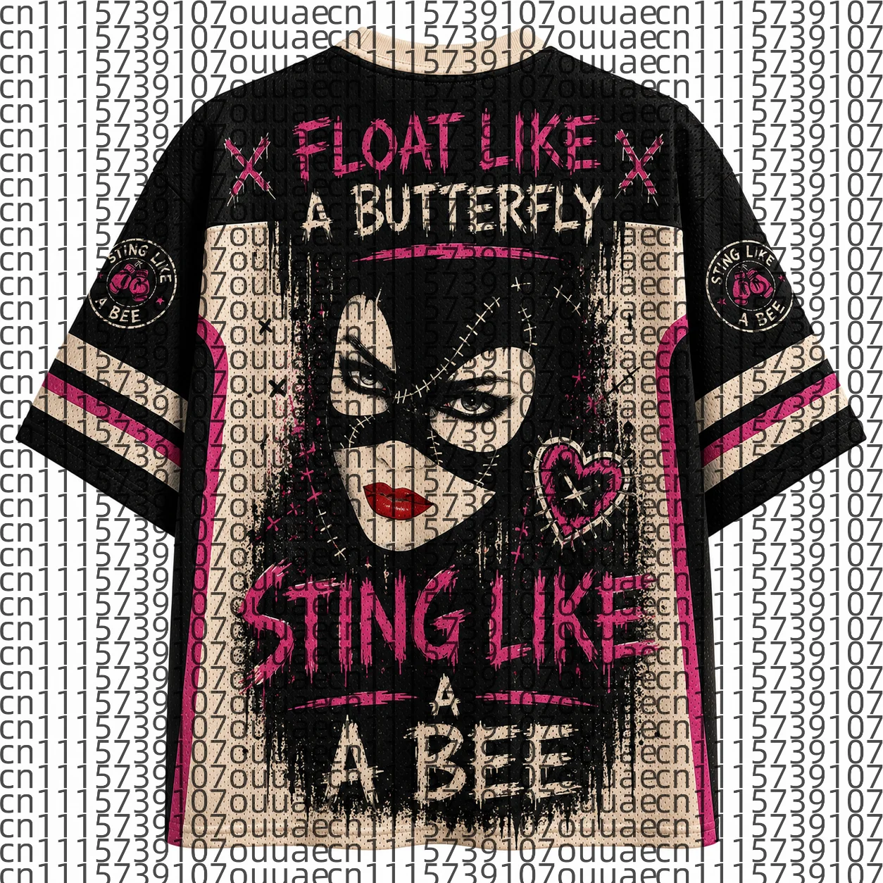 2026 Popular 80s Themed Sports Fashion Short Sleeved V-neck Mesh Streetwear Retro Band Movie Game Fan Gift T-shirt