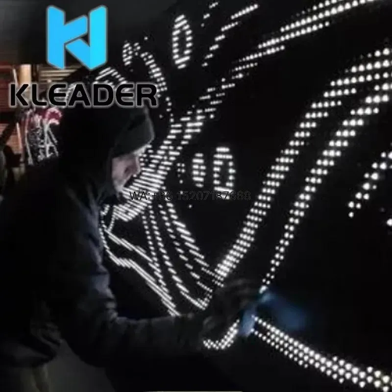 Wmwmnu for Waterlight LED Art Graffiti Wall Lamp Games Installations Color Change Waterproof Sensitive Interactive Light