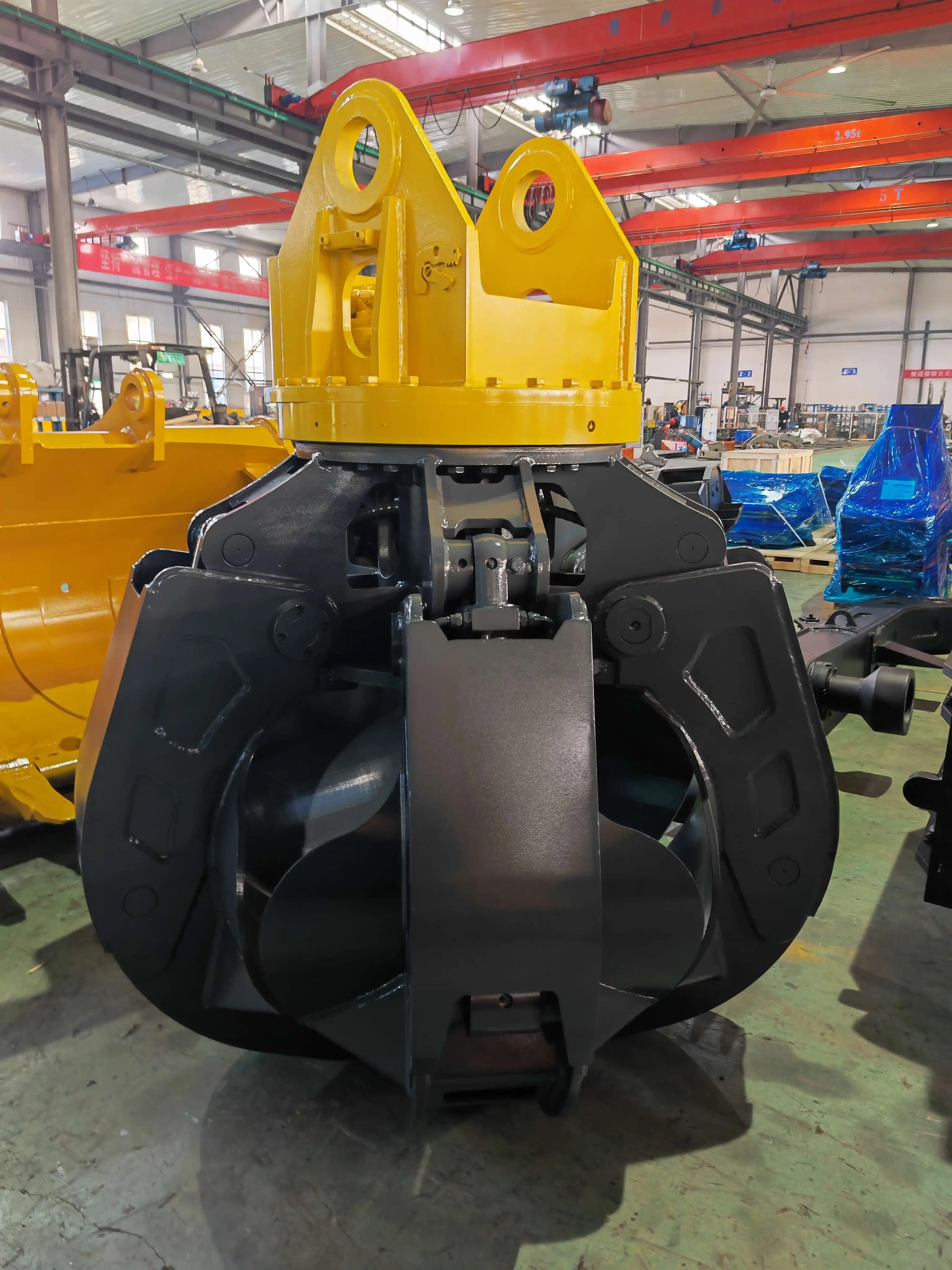 RSBM Hydraulic 360 Degree Orange Peel Grapple Bucket for Excavator