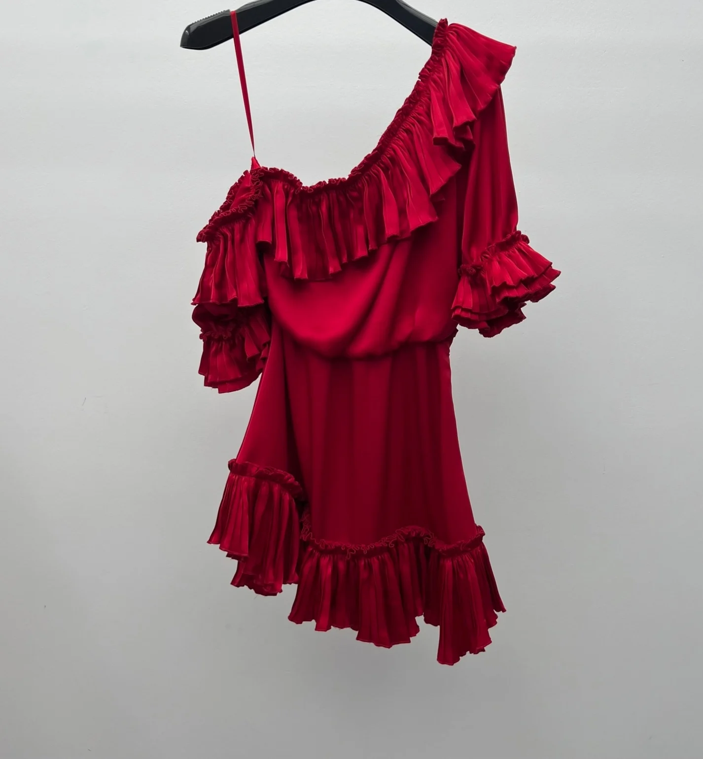 2026 Summer New Pleated Off-Shoulder Dress