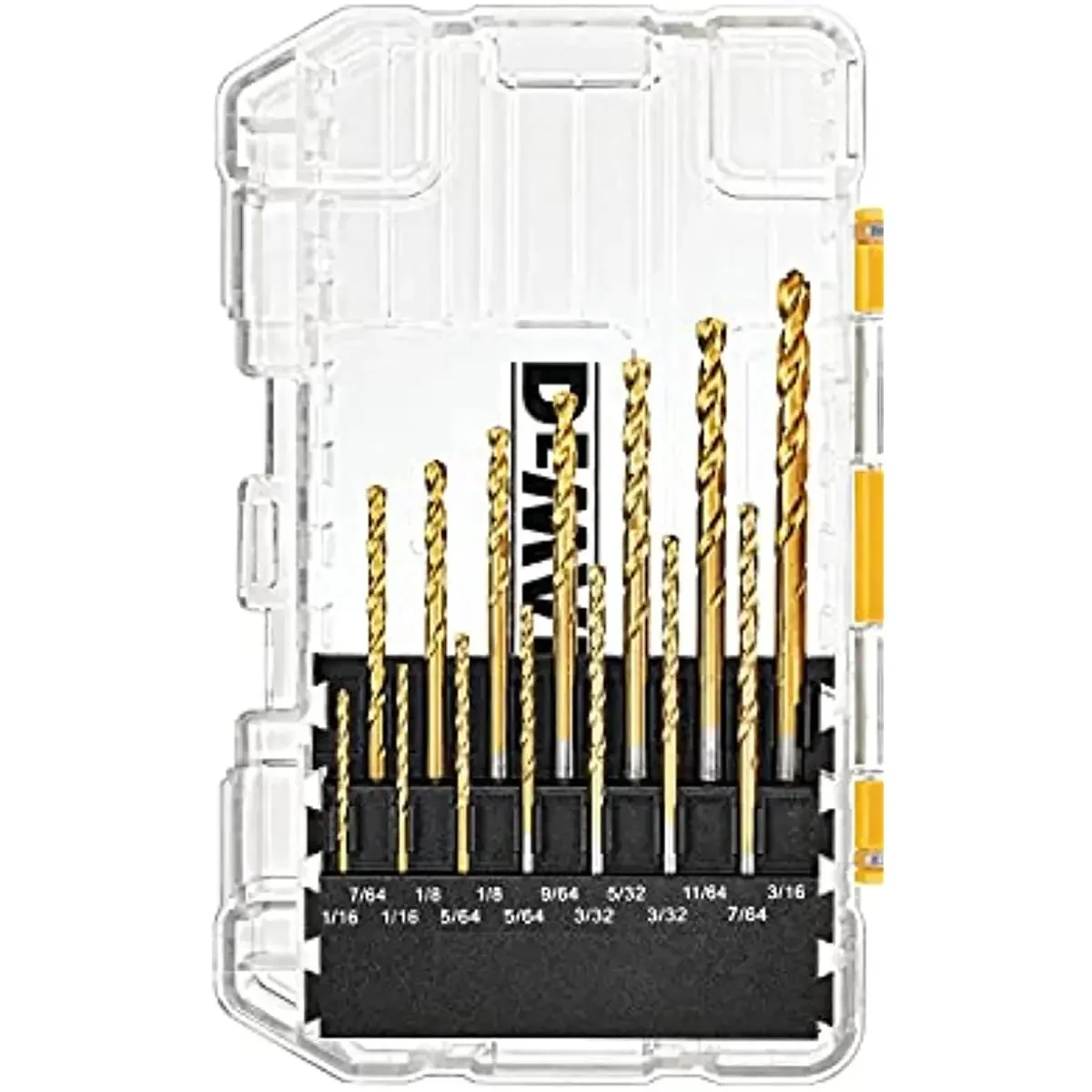 Imagem -02 - Dewalt-torção Brocas Conjuntos Titânio Nitreto Revestimento Acessórios da Ferramenta Elétrica Dw1361 21 Pcs