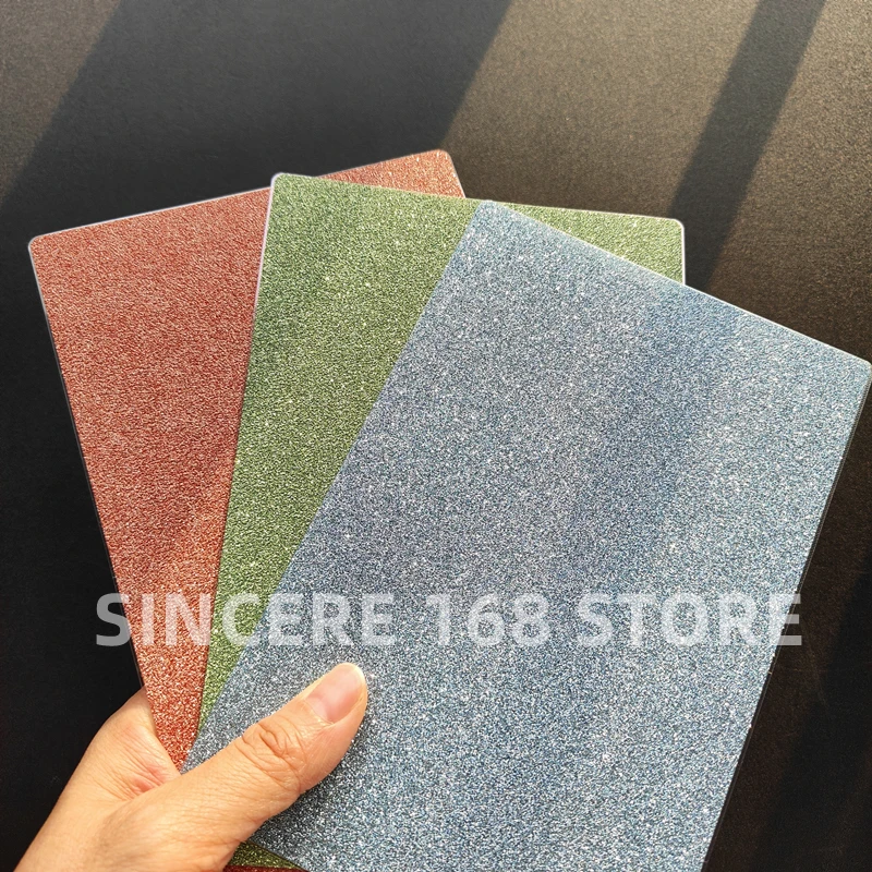 10-50pcs Mixed Glitter Matte Back Film For iPhone Screen Protector Universal Film Decorative Back Stickers For Film Cutter