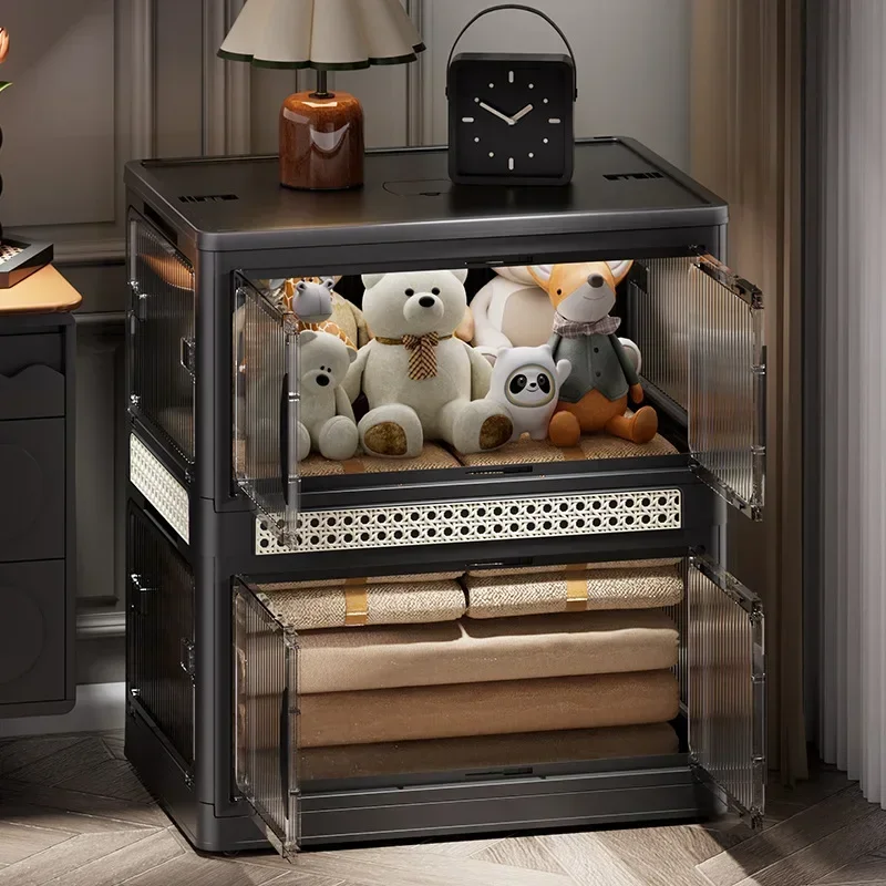 Stable Storage cabinet, retro clothes sorting storage box, household seven-door medieval clothing simple locker