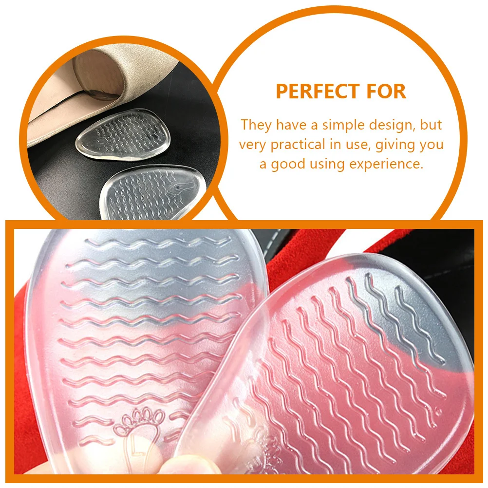 

Forefoot Pads Half Size Inserts Soft Metatarsal Cushions Shoe Pads For High Heels Flats Sneakers Replaceable Footpads Foot