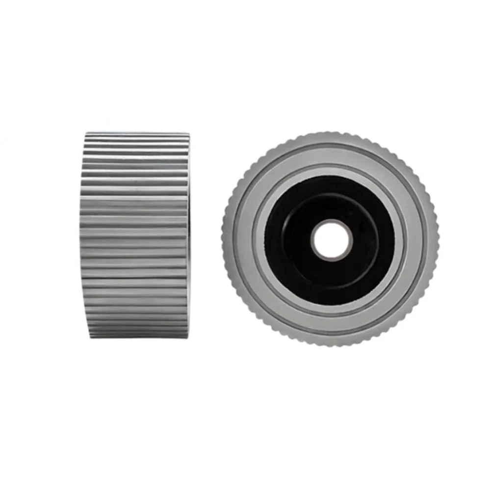 Rubber Press Wheel Compatible with For Edge Banding Equipment 48x8x25mm Anti-slip Pressure Roller for Woodworking Tasks