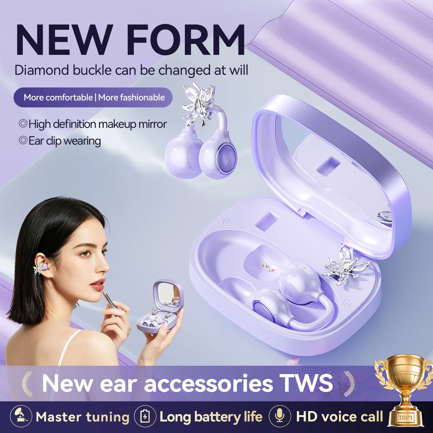 Ear Clip Earphone Comes With E - Beauty Makeup Games For Girls review and price