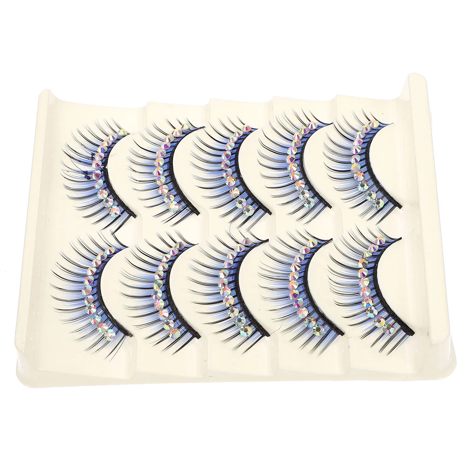 

Fake Eyelashes 5 Pairs Exaggerated False Lashes For Women Latin Dance Stage Performance Thick Light Party Cosplay Lashes