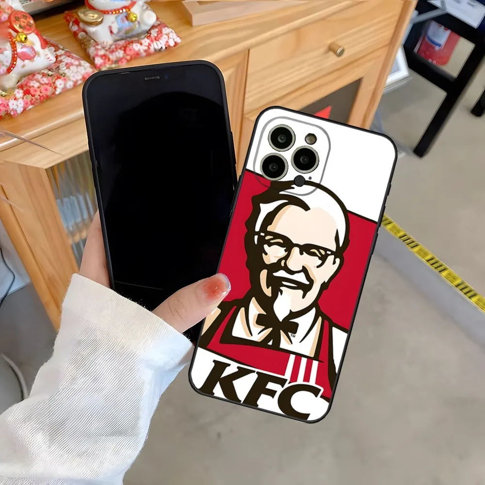 Fashion Grandpa KFC Logo Phone Case luxury Design for iphone 15 Pro 14 Pro Max 12 Mini 11 13 Xr X Xs 6s 7 8 Plus Back Cover