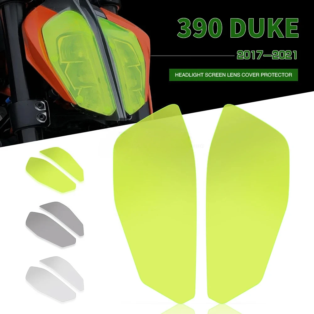 

For DUKE 125 DUKE 390 DUKE 790 DUKE790 DUKE390 2017-2020 2021 Motorcycle Headlight Guard Head Light Lens Cover Protector