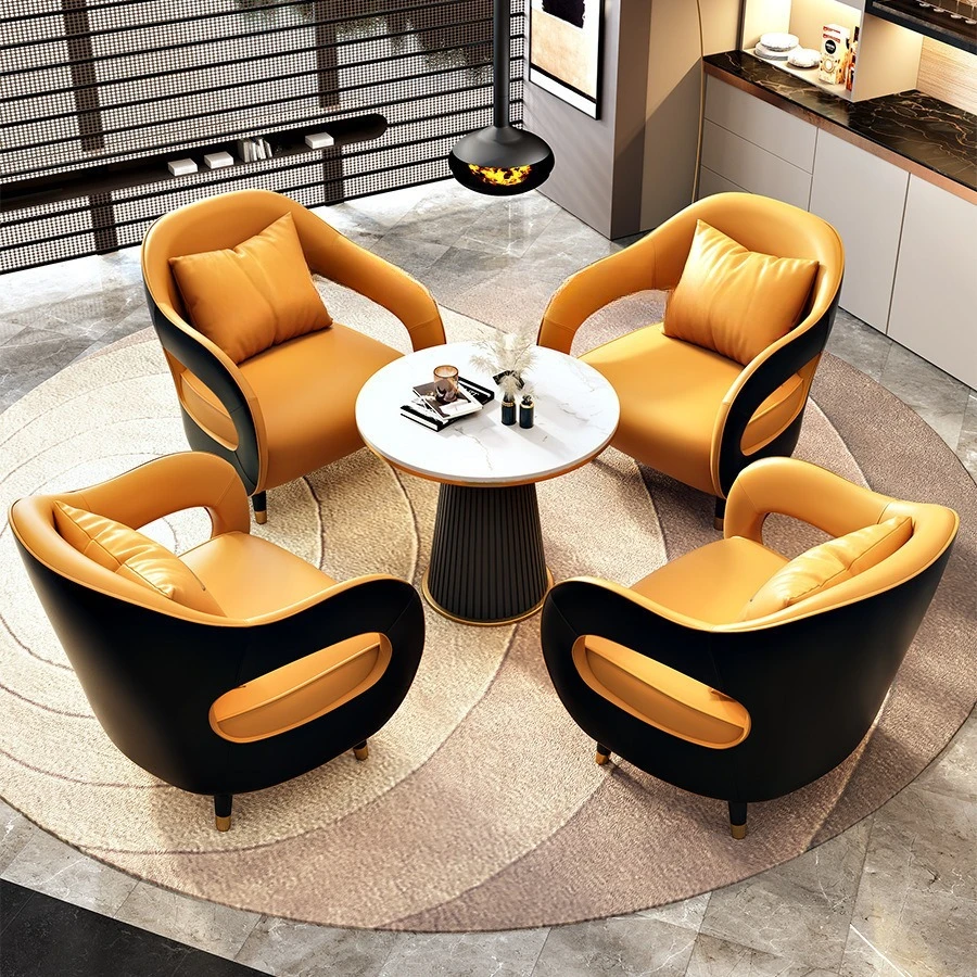 

Light luxury, reception, reception, sofa chair, bar, clubhouse, single person
