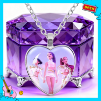 KPop Demon Hunters Kids Anime Cute Necklace Kids Fashion Jewelry Accessories Girl Said Pendant Cartoon Necklaces Gift 2025