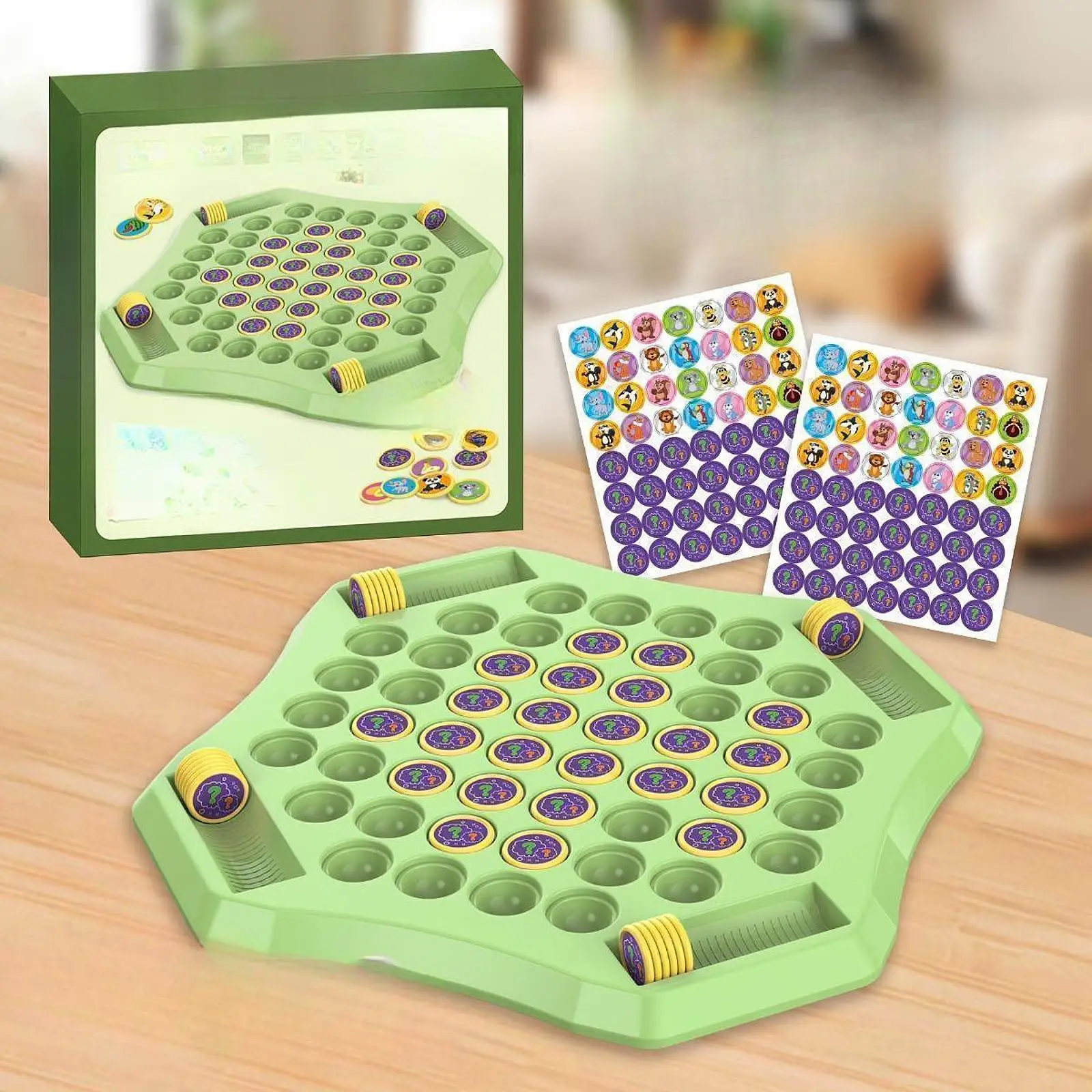 

Флип-шахматы с животными/фруктами, 54 карты, шахматы с эффектом памяти, мультяшные логические мышления, когнитивные обучающие шахматы с животными для 2-4 игроков