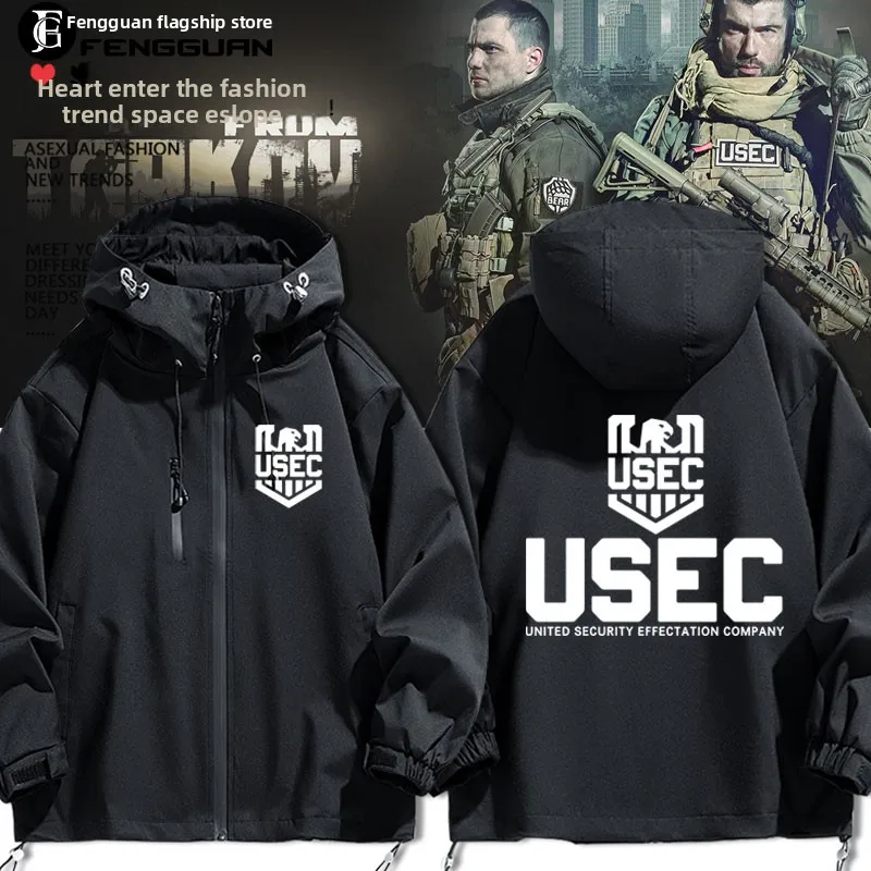 

Куртка Bear Teda Eft Game Escape унисекс, студенческая верхняя одежда, ветрозащитная, из полиэстера, с длинными рукавами, повседневная, для весны, осени и зимы