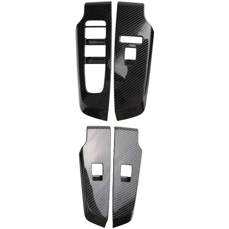 

Крышка рамы из углеродного волокна, внутренняя дверная чаша, стеклянная панель переключателя для Mitsubishi Outlander 2022 2023