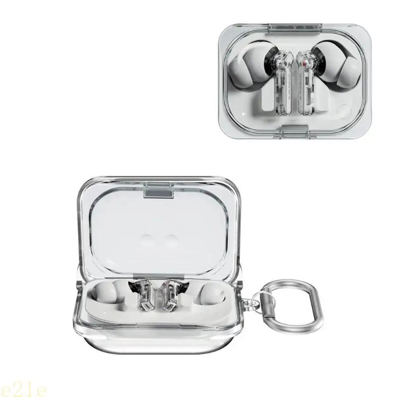 

E21E Clear Earbud Case Portable Earphone Protector Soft TPU Earphone Case Clear Protective Gear Earphone Case for Earbud Ear