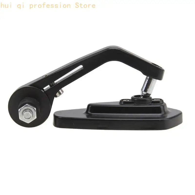 Kundenspezifisches Motorradspiegelpaar für 22 mm 7/8 Zoll-Lenker, Aluminium-Seitenspiegel mit verstellbaren gebogenen Armen und – Detail 2