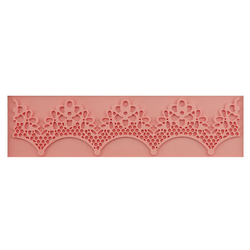 Flowers Retro Lace Mat Silicone Mold for Chocolate Epoxy Resin Coasters Sugar Craft Baking Cake Lace Decoration Tool DIY Wedding