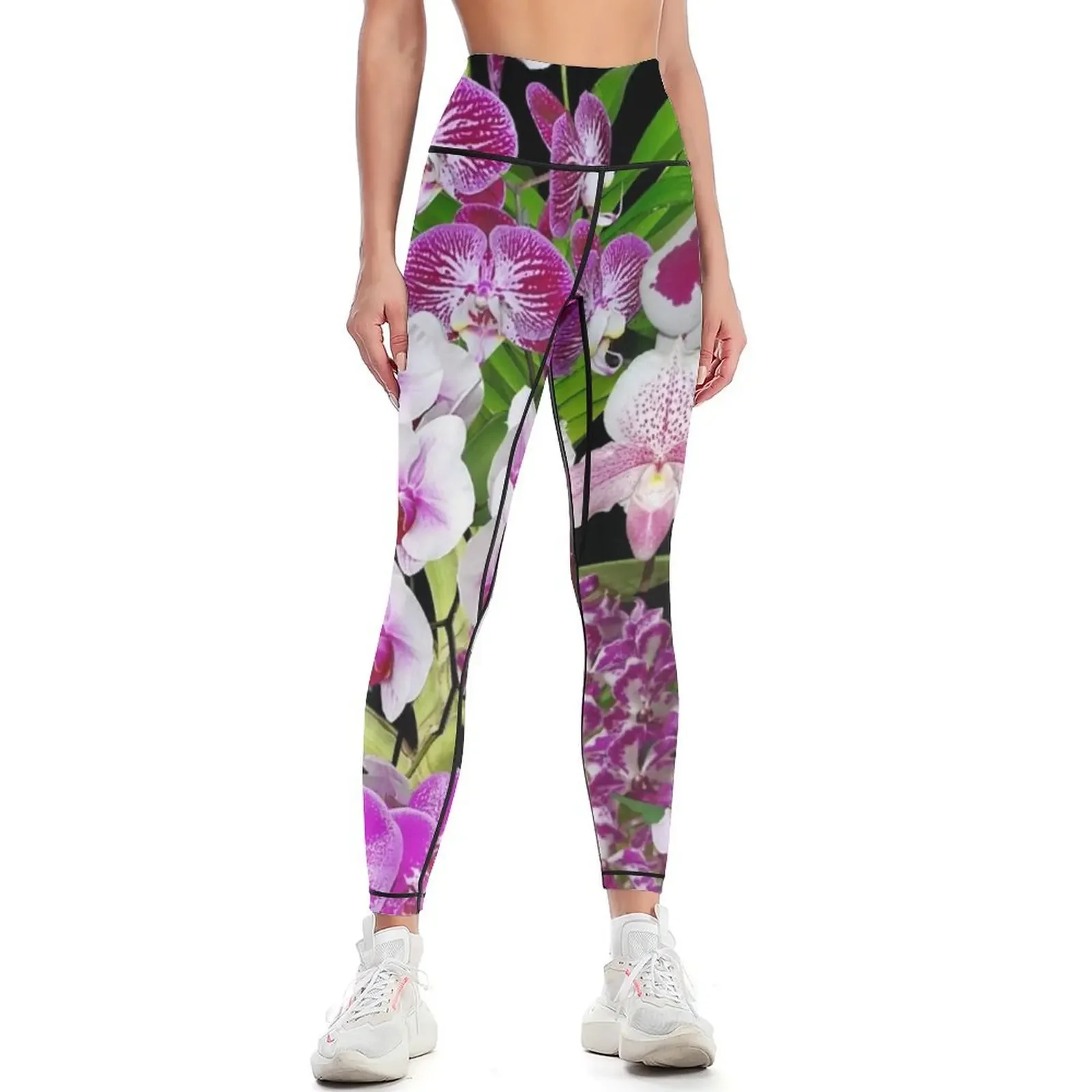 

Orchids - Cool and Restful Colors! Leggings Women's sports pants Pants sport sporty woman push up for physical Womens Leggings