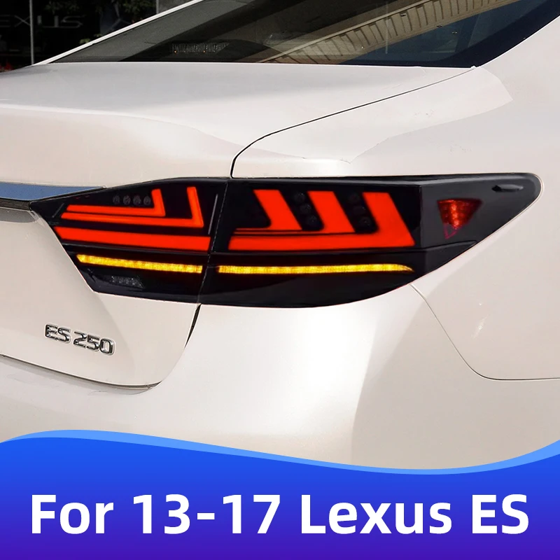 For 2013-2017 Models Lexus ES Retrofit LED Tail Lights ES200 300 350 Turn Signal Lights Car Accessories DRL