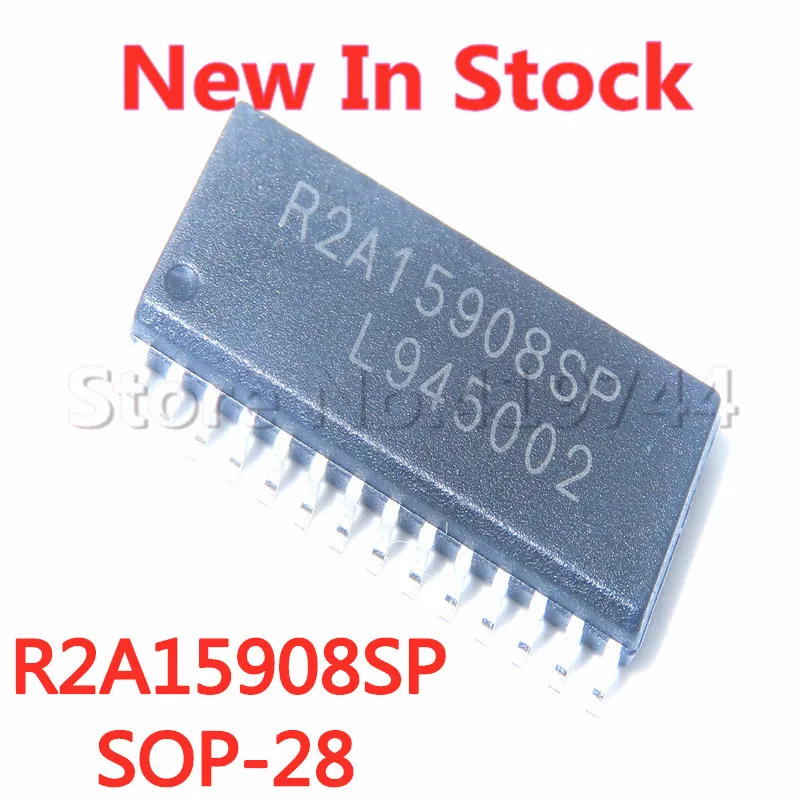 2 PÇS/LOTE R2A15908SP R2A15908 SOP-28 SMD Chip de comutação de áudio digital em estoque NOVO IC original