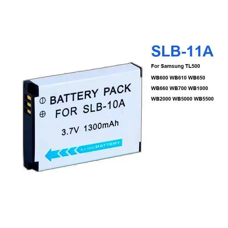 

Camera Battery Slb-11A 1300Mah For Samsung TL500 WB600 WB610 WB650 WB660 WB700 WB1000 WB2000 WB5000 WB5500