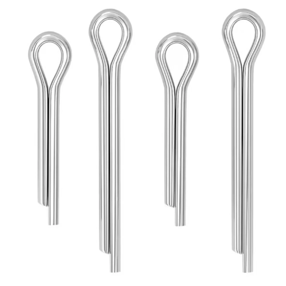 100pcs M2 M2.5 O Shape Type Spring Cotter Hair Pin Steel Pins Split Clamp Open Elastic Stainless Steel Pins 12mm-40mm