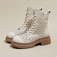 AIYUQI 2026 New Boots Female Large Size Non-slip Women's Snow Boots Genuine Leather Warm Women Ankle Boots and Short Boot - Image 4