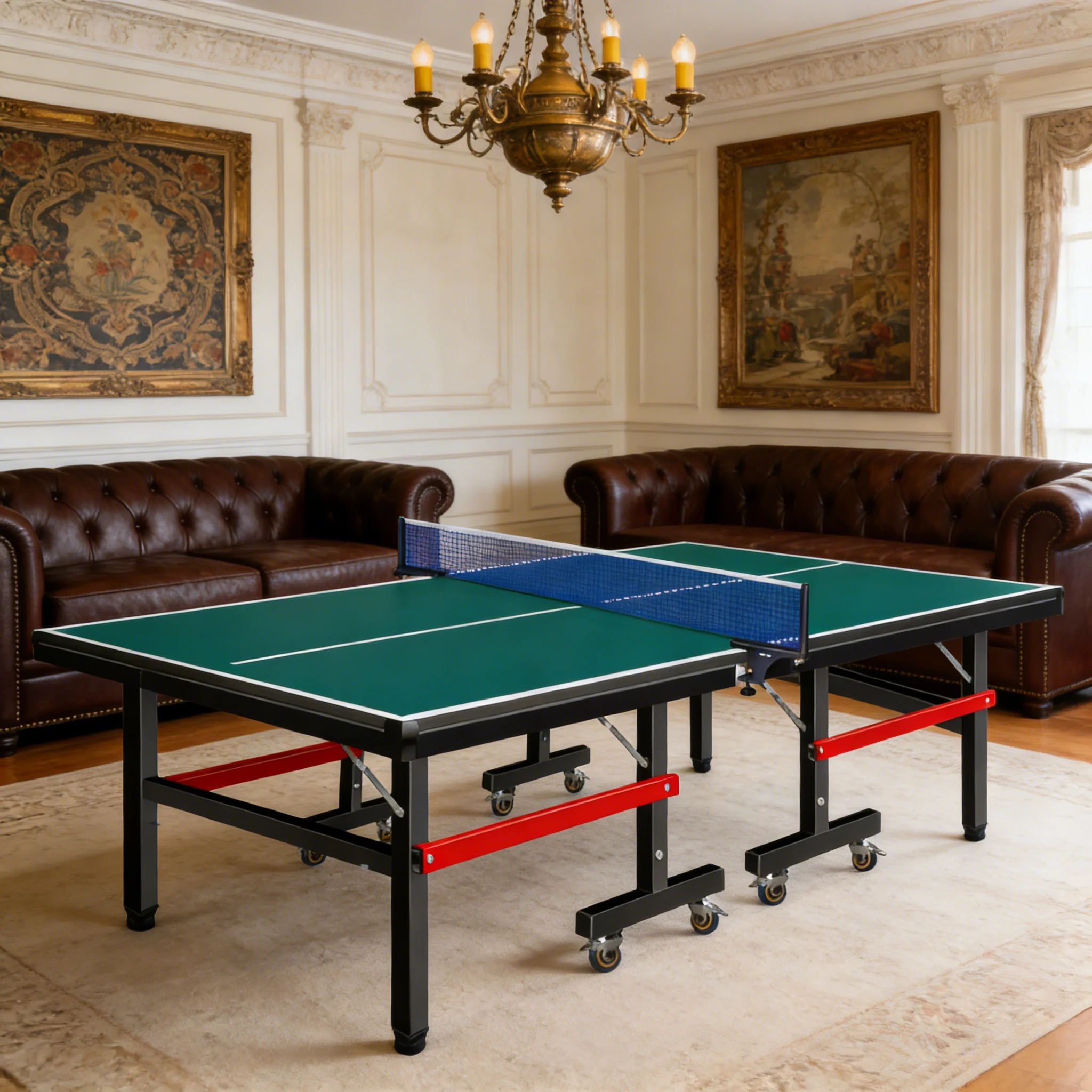 

OEM Custom Branded Ping Pong Table Custom Outdoor Table Tennis Table for Sports Brand Promotion Custom Pattern Play