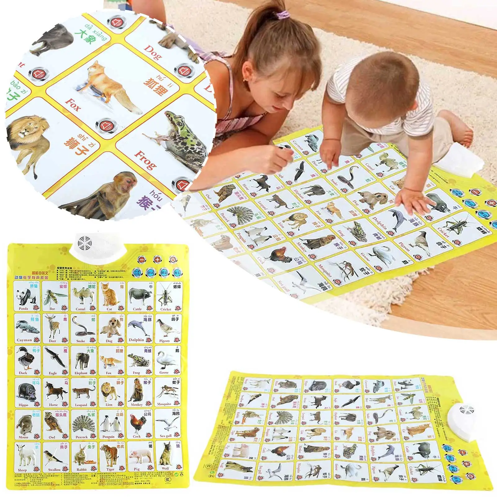 Educational Learning Wall Chart For Kids Educational Wall Chart For Toddlers Preschoolers For Home