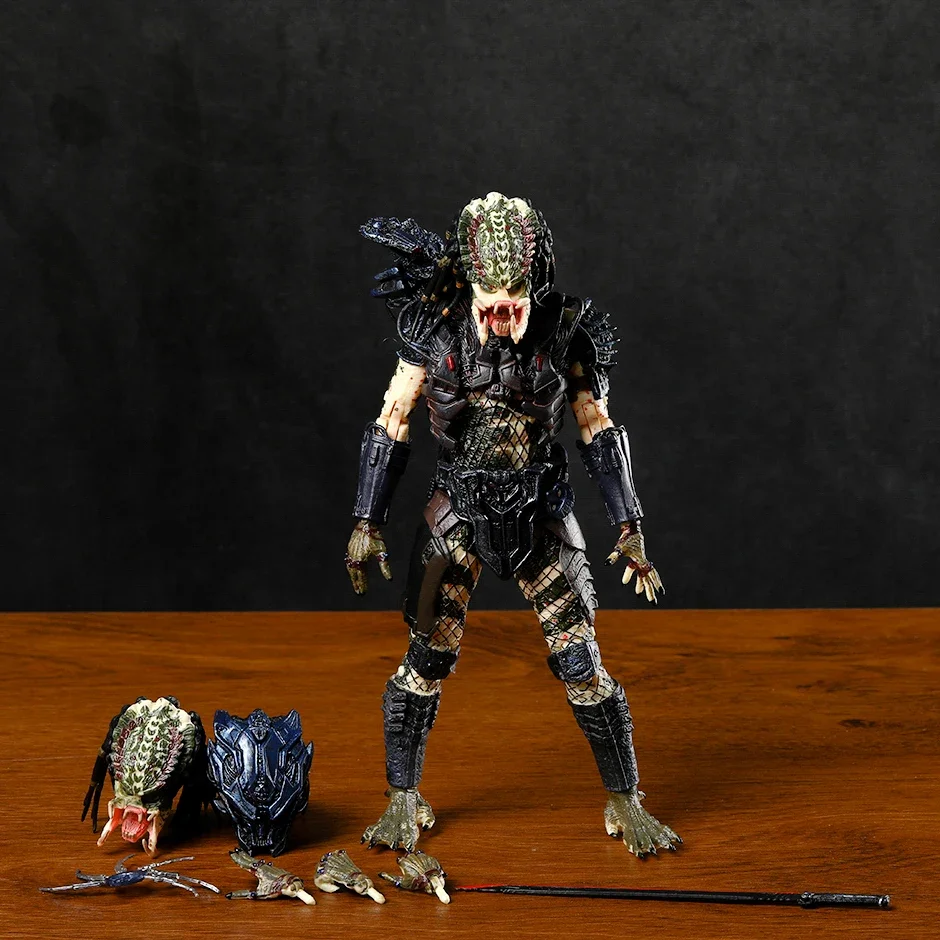 NECA Predator 2 Ultimate Armored Lost Predator 7inches Movable Action Figure Model Toys Doll Birthday Present Gift