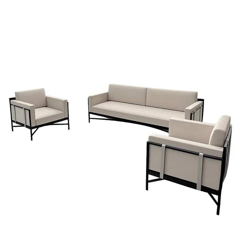 

Outdoor leisure sofa waterproof and sunscreen open-air villa balcony aluminum alloy combination single chair