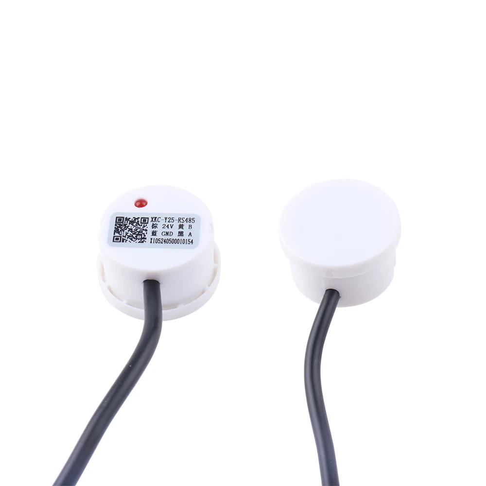 XKC Y25 Non Contact Liquid Level Sensor Switch Detector Outer Adhering Type Level Sensor NPN PNP RS485 Interface DC 5V 12V 24V