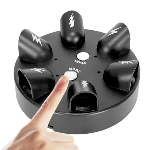 1pc Electric Shock Finger Game Machine Electric Shocking Roulette Cogs Test Punishment Props Polygraph Tricky Kid Toy