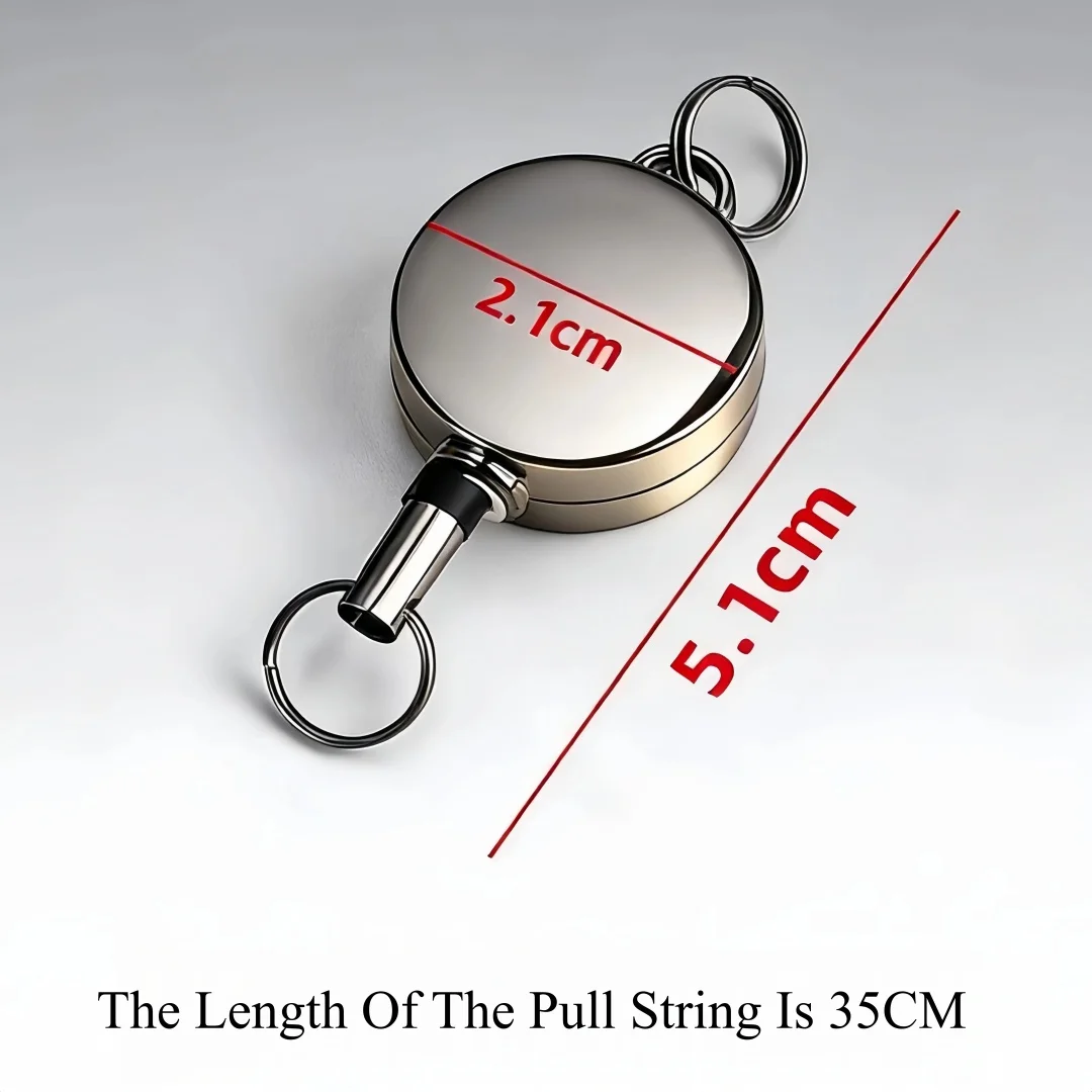 Universal Retractable Anti Lost For Home Car Keychain Mini Portable Recoil Key Chain Durable Elastic Stretching Rope Keyring H56