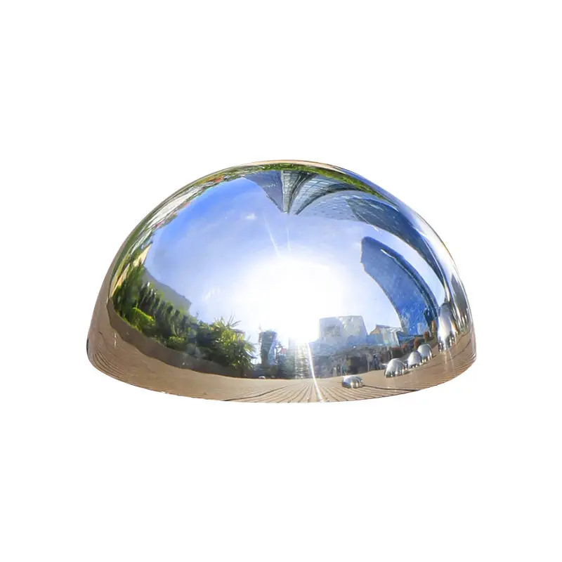 

1-20pcs Hollow Hemisphere OD 12.7-600mm 304/201 Stainless Steel Semisphere Mirror Polishing Decoration Sealing Plug Half Balls