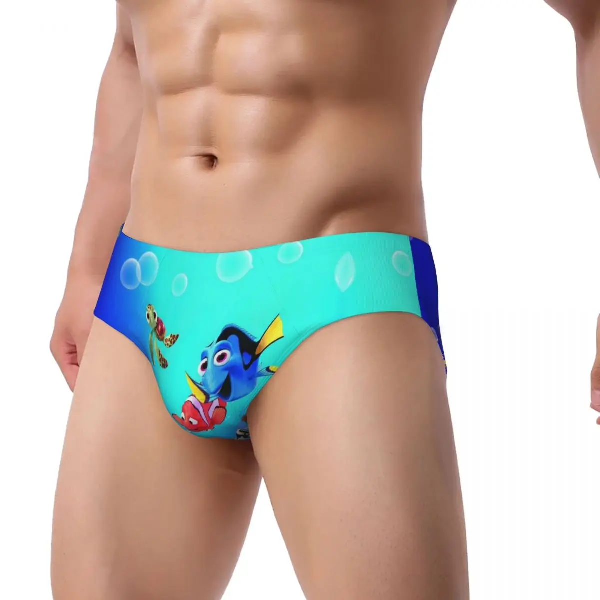 Custom Mens Finding Nemo Party Men Panties Comfort Cute Cartoon Briefs Underwear