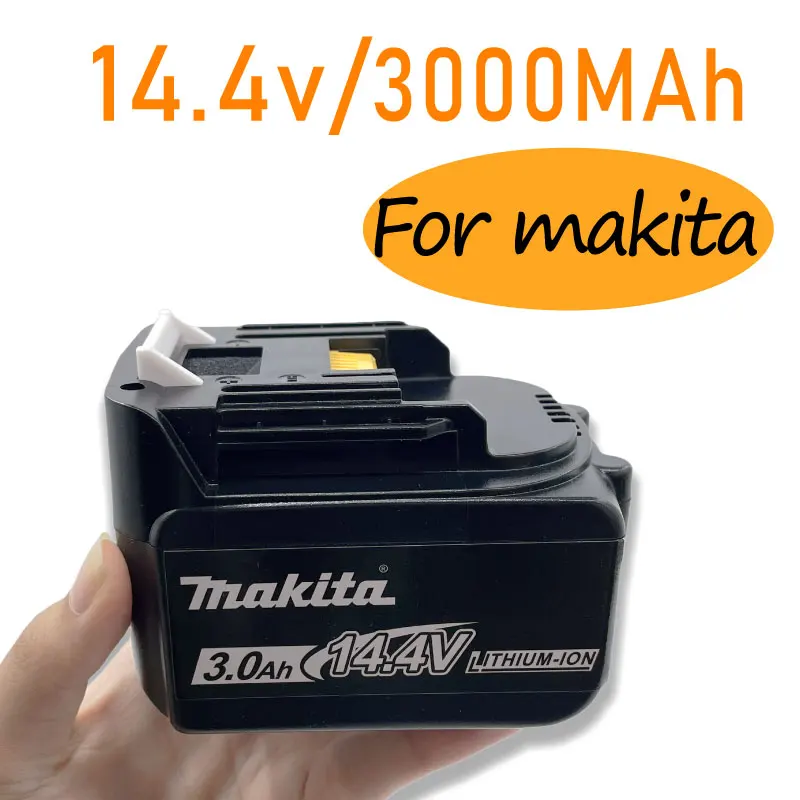 

Новая замена электроинструмента Makita с оригинальной батареей 14,4 В, литиевой батареей 3 Ач и двумя типами зарядных устройств для быстрой зарядки.