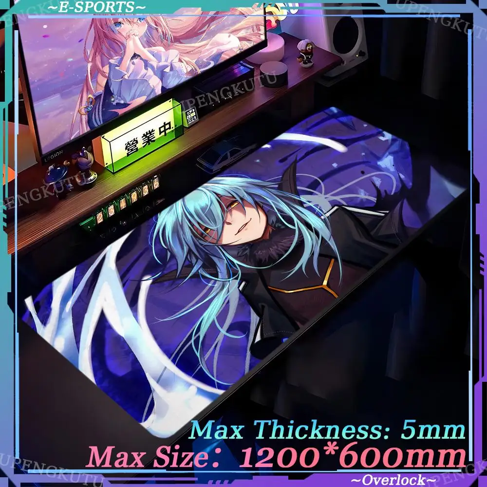1200X600MM Anime Ergonomic mouse pads Mouse Desktop accessories Game pads Locked edge pad Oversized R_reborn_as_a_Slime