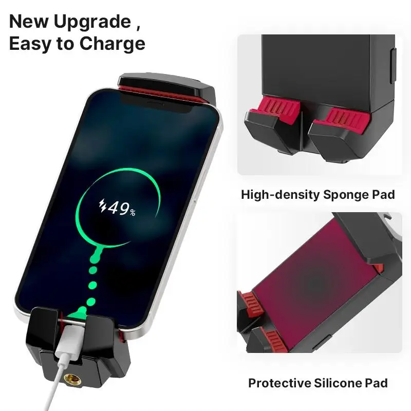 Ulanzi supporto per treppiede universale per Tablet supporto per telefono con scarpa fredda per iPhone iPad Air Pro tiro verticale orizzontale