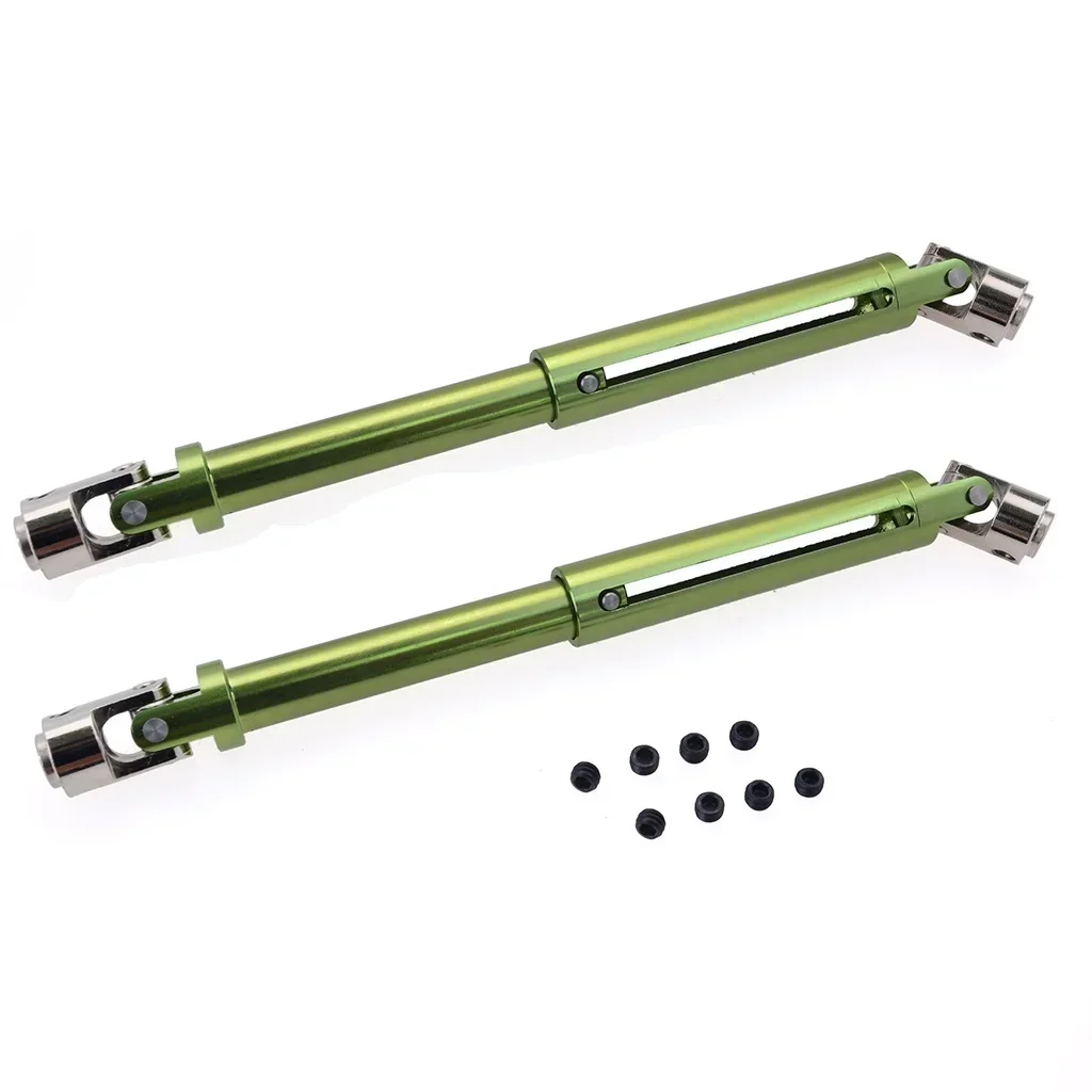 RC 106-138mm Aluminum Alloy Drive Shaft w/Screws For 1/10 SCX10 D90 HSP 94180 RGT 18000 Crawler Car Upgrade Parts