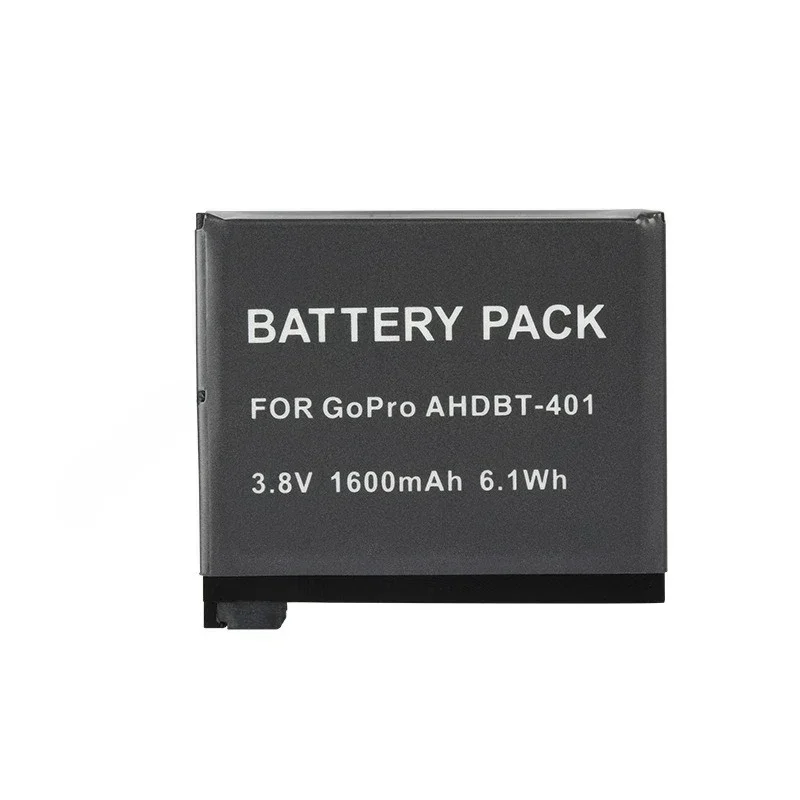 New AHDBT- 401 3.8V 1600mAh Rechargeable Camera Battery for Gopro Hero 4 for Go Pro Hero4 High Quality Action Camera Accessories