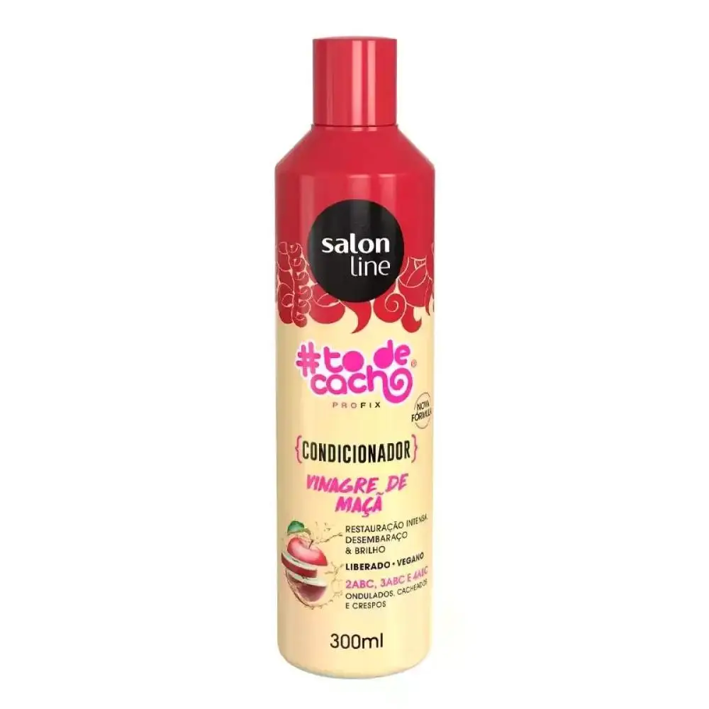 Apple Vinegar Conditioner # Todecacho Salon Line 300Ml