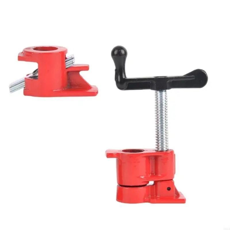 A9LA Antislip Heavy Duty Woodworking Pipe Clamps for Precise Gluing and Craft Project