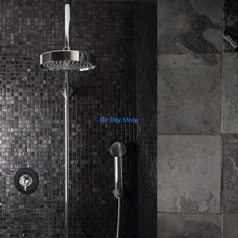 F92C Matte Black Replacement Plate for Signal Handle Bath and Shower Systems