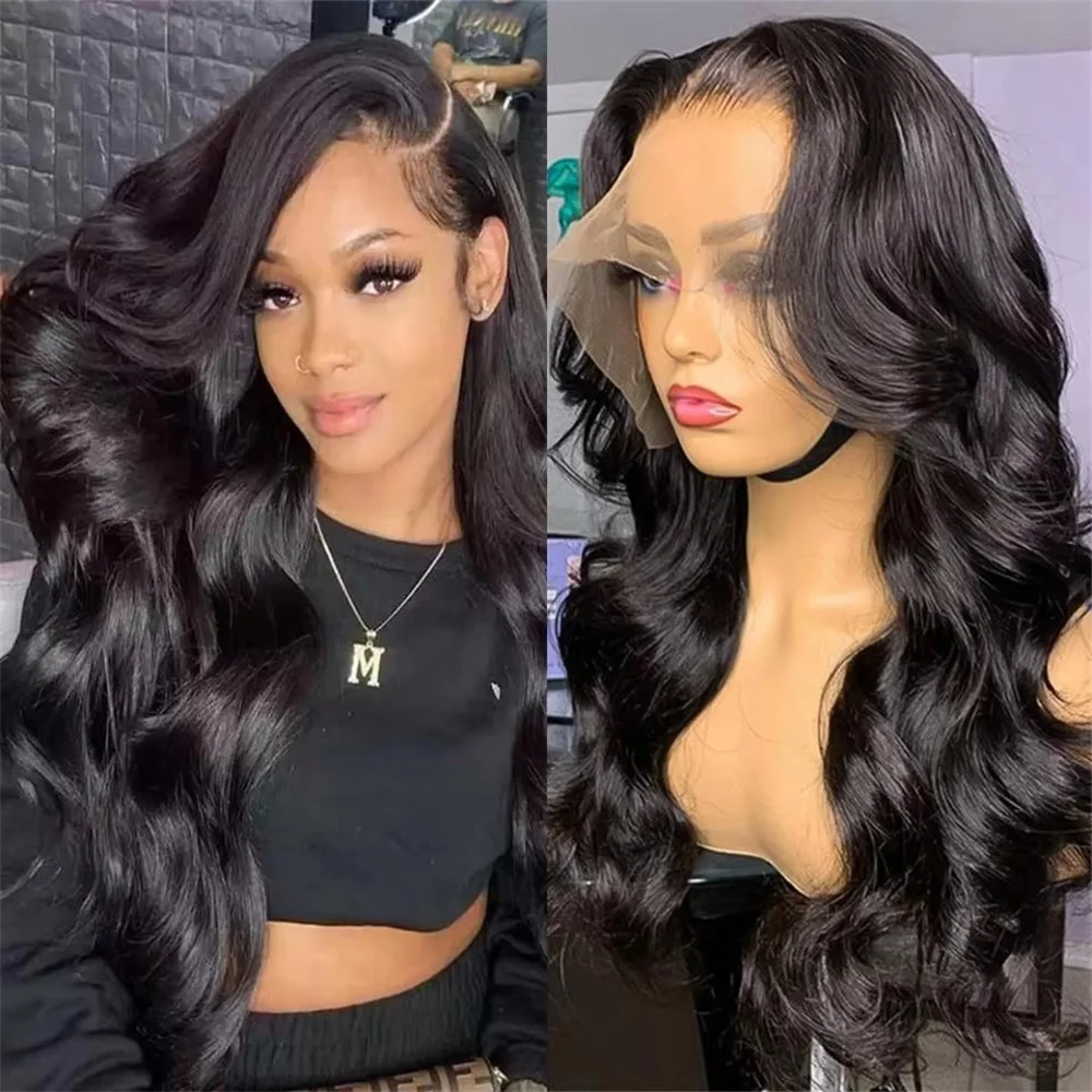 

30 34 Inch Human Hair Lace Frontal Wig Brazilian Loose Body Wave 13x4 13x6 Lace Front Human Hair Wigs For Women Wet and Wavy