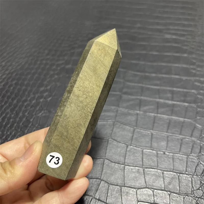 Natural Rare Copper Pyrites Wand Healing Crystals Tower Six Siege Point Minerale Gemstone Obelisk Crystal Point Reiki Chakra
