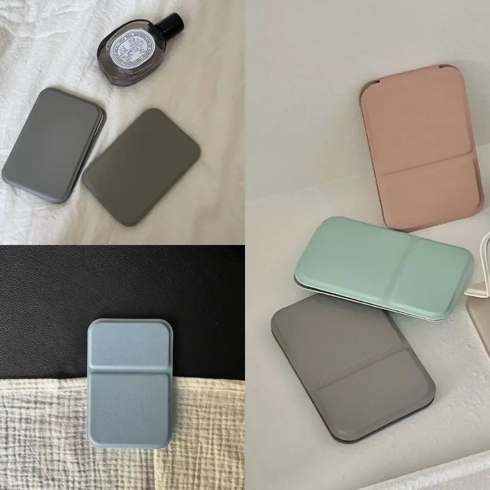 Miroir de support de bureau haute définition, miroir de vanité pliable à main, léger, facile à transporter, miroir de maquillage, décoration de maison